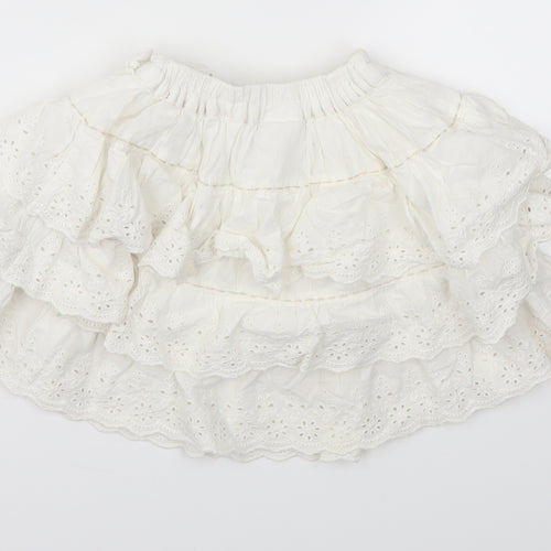 NEXT  Girls White   Flare Skirt Size 2-3 Years