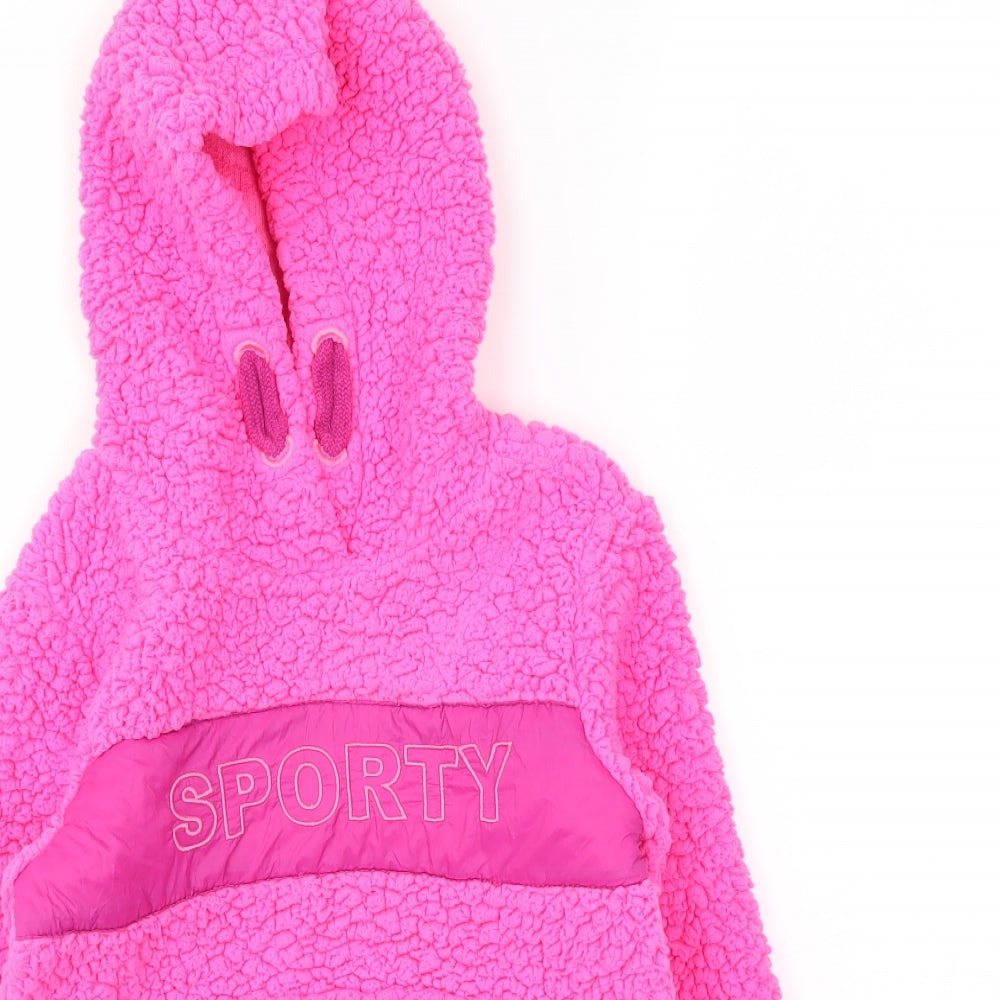 CRANE  Girls Pink   Pullover Jumper Size 7-8 Years