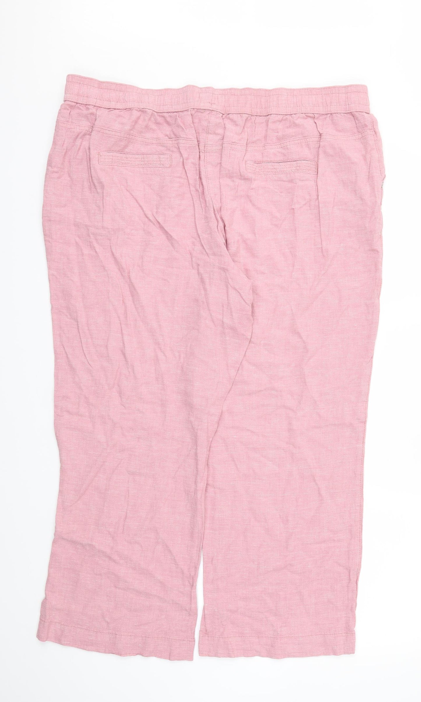 George Womens Pink   Trousers  Size 20 L27 in