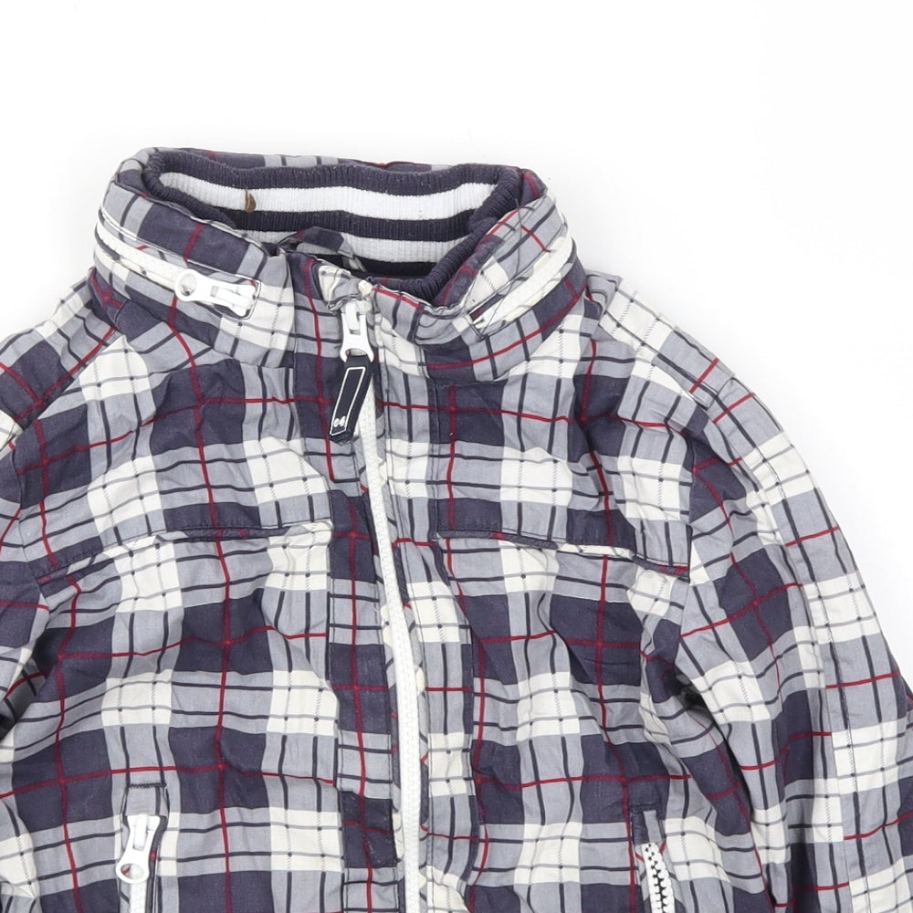 TU Boys Blue Check  Basic Jacket Jacket Size 2-3 Years
