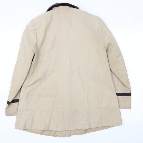 George Womens Beige   Jacket Coat Size 14