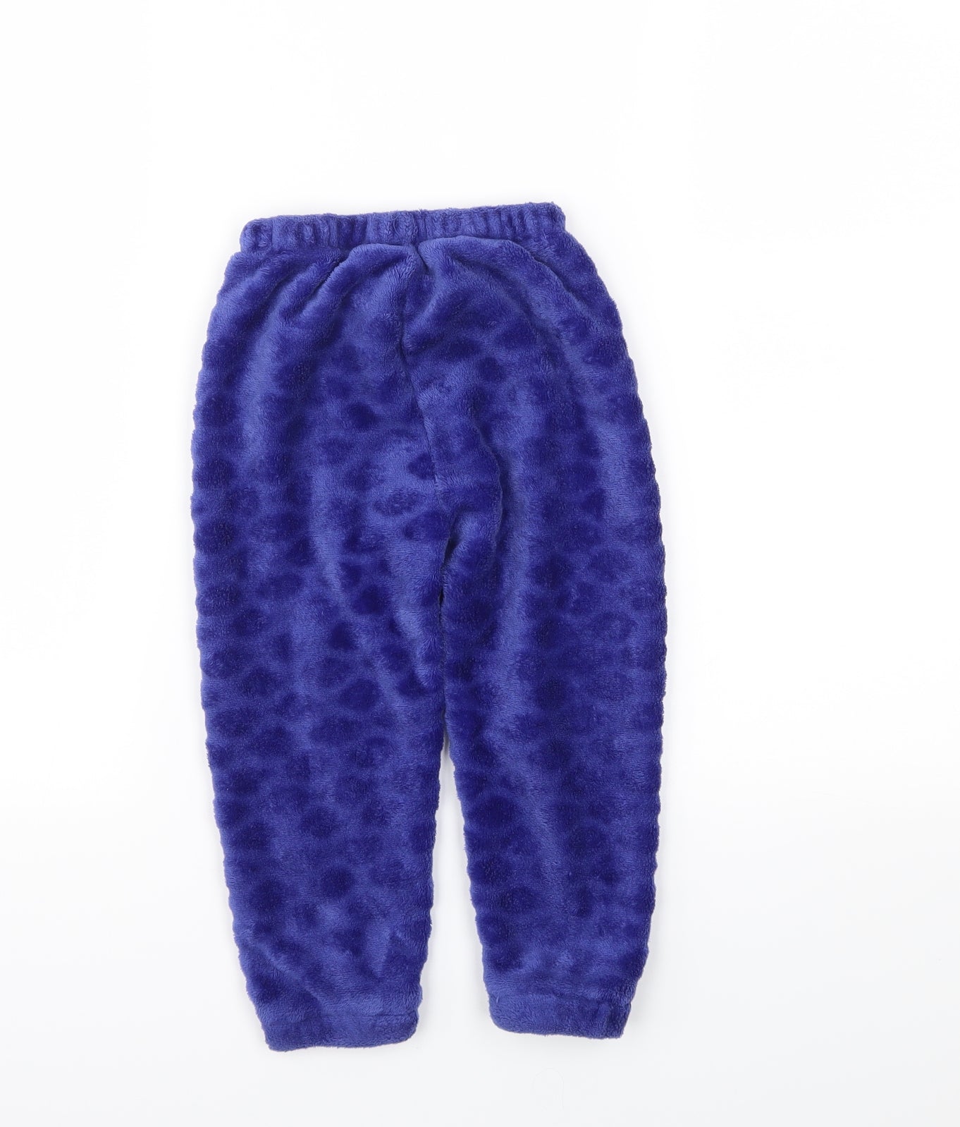 Preworn Boys Blue Ikat  Jogger Trousers Size 2-3 Years