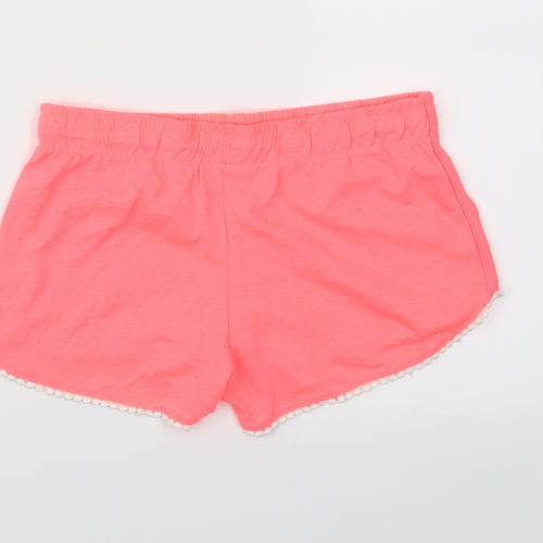 Primark Womens Pink   Cut-Off Shorts Size 8 - Stretch waistband