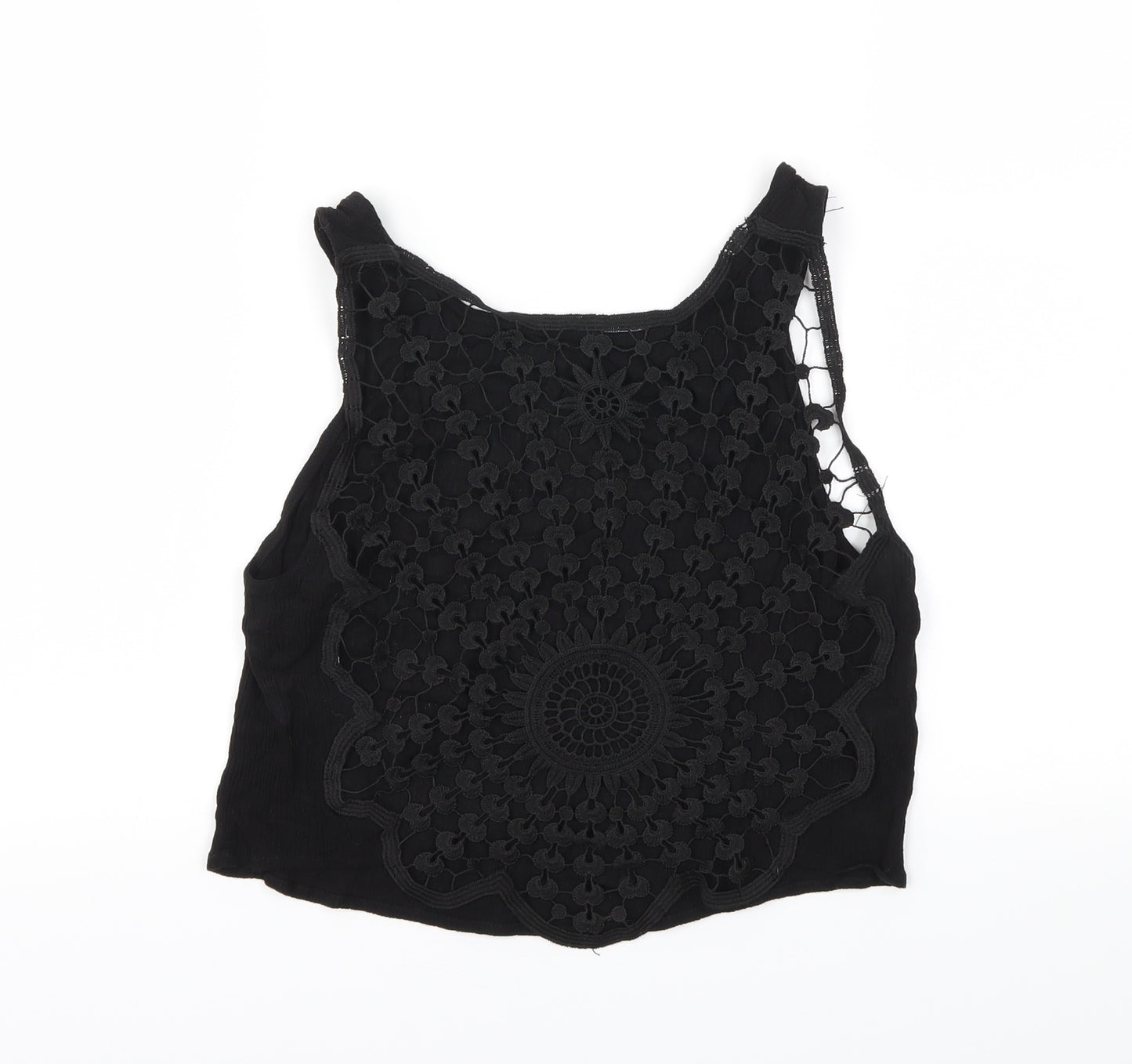 H&M Womens Black   Basic T-Shirt Size 8