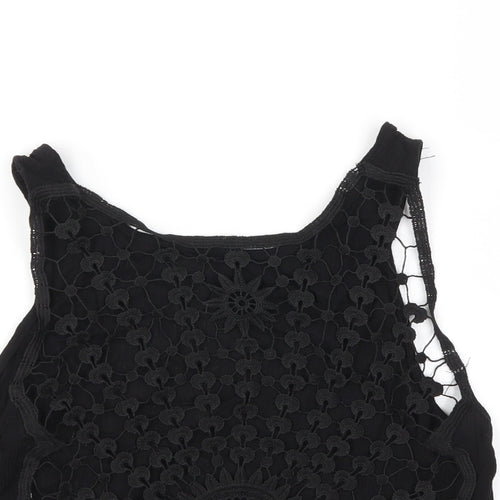 H&M Womens Black   Basic T-Shirt Size 8