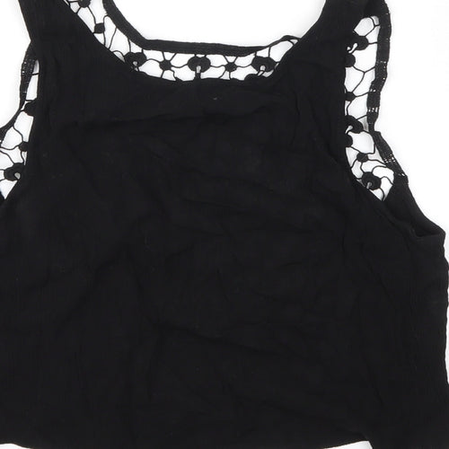 H&M Womens Black   Basic T-Shirt Size 8