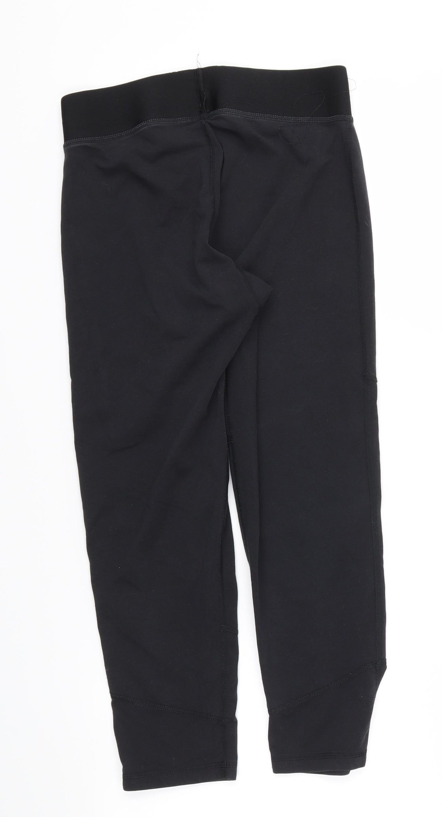 adidas Womens Black   Capri Trousers Size 12 L21 in - Stretch waistband