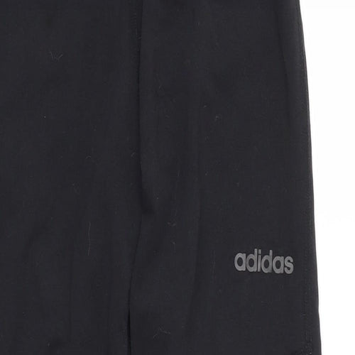 adidas Womens Black   Capri Trousers Size 12 L21 in - Stretch waistband