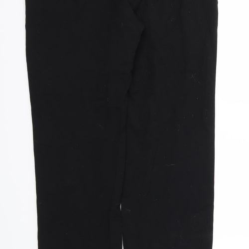 M&S Womens Black   Trousers  Size 10 L28 in