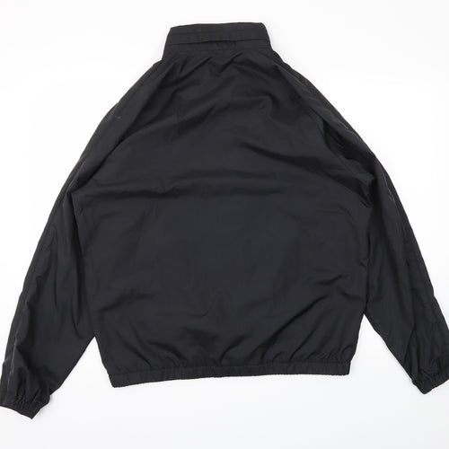 Preworn Mens Black   Rain Coat Coat Size M