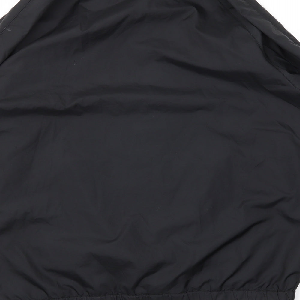 Preworn Mens Black   Rain Coat Coat Size M