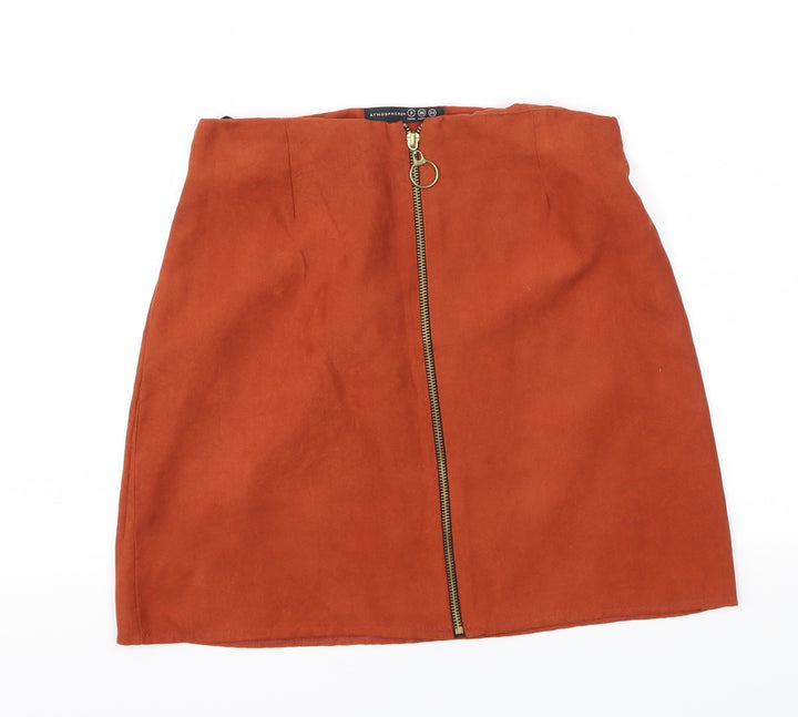 Primark Womens Brown A-Line Skirt Size 8