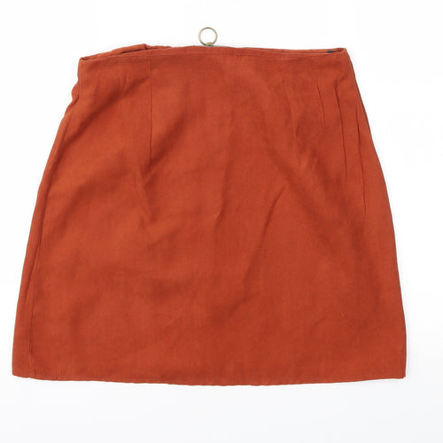 Primark Womens Brown   A-Line Skirt Size 8