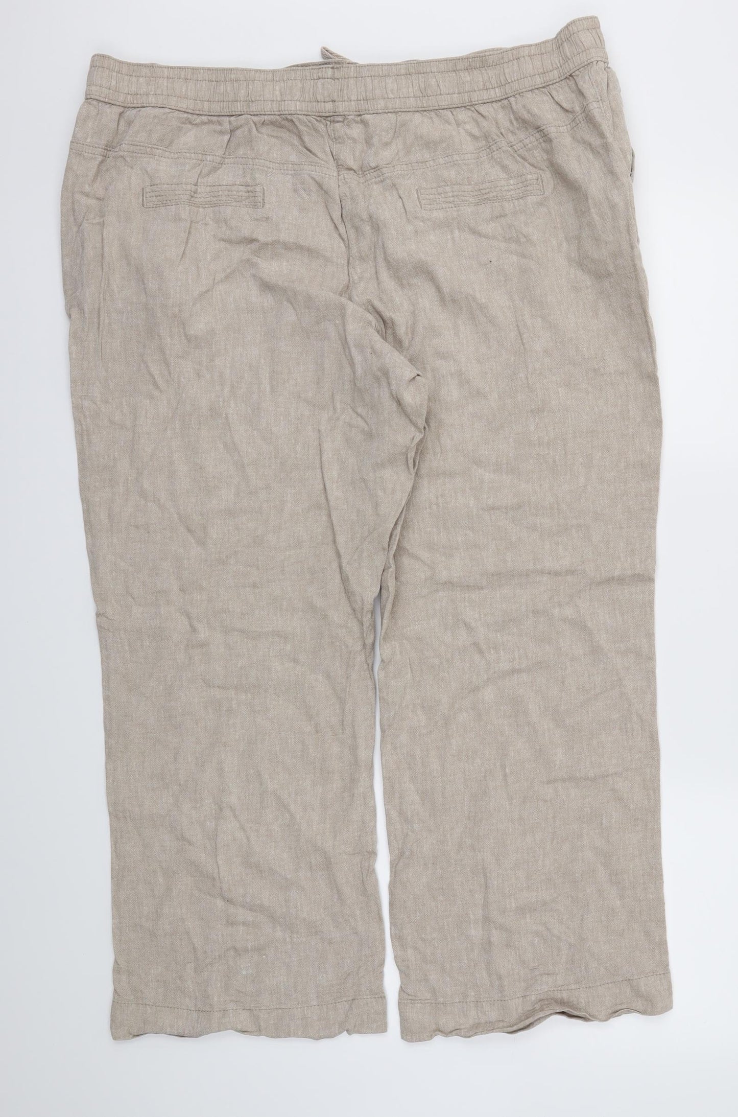 George Womens Beige   Trousers  Size 20 L27 in