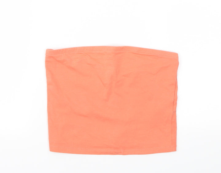 New Look Womens Orange   Basic T-Shirt Size S