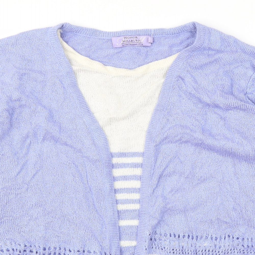 Honor Milburn Womens Blue   Cardigan Jumper Size XL