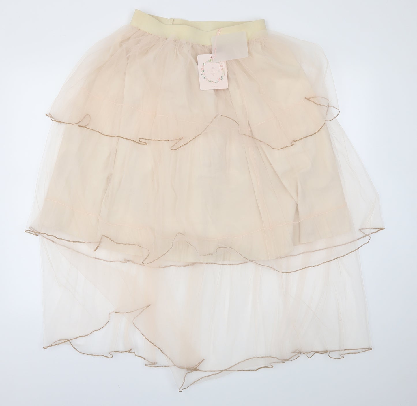 Amy Lynn Womens Pink   Flare Skirt Size 10  - Stretch waistband