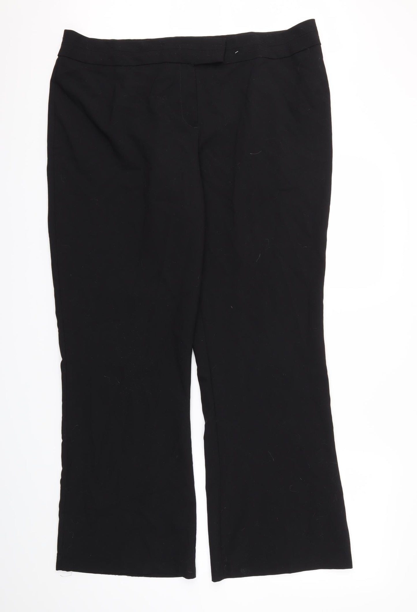 George Womens Black   Trousers  Size 20 L31 in