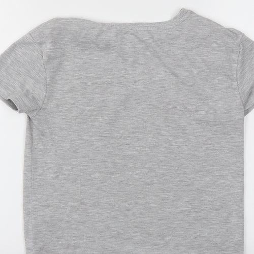 PEP&CO  Girls Grey   Basic T-Shirt Size 9-10 Years