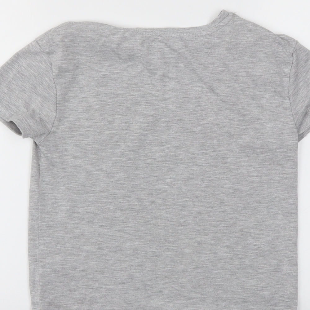 PEP&CO  Girls Grey   Basic T-Shirt Size 9-10 Years