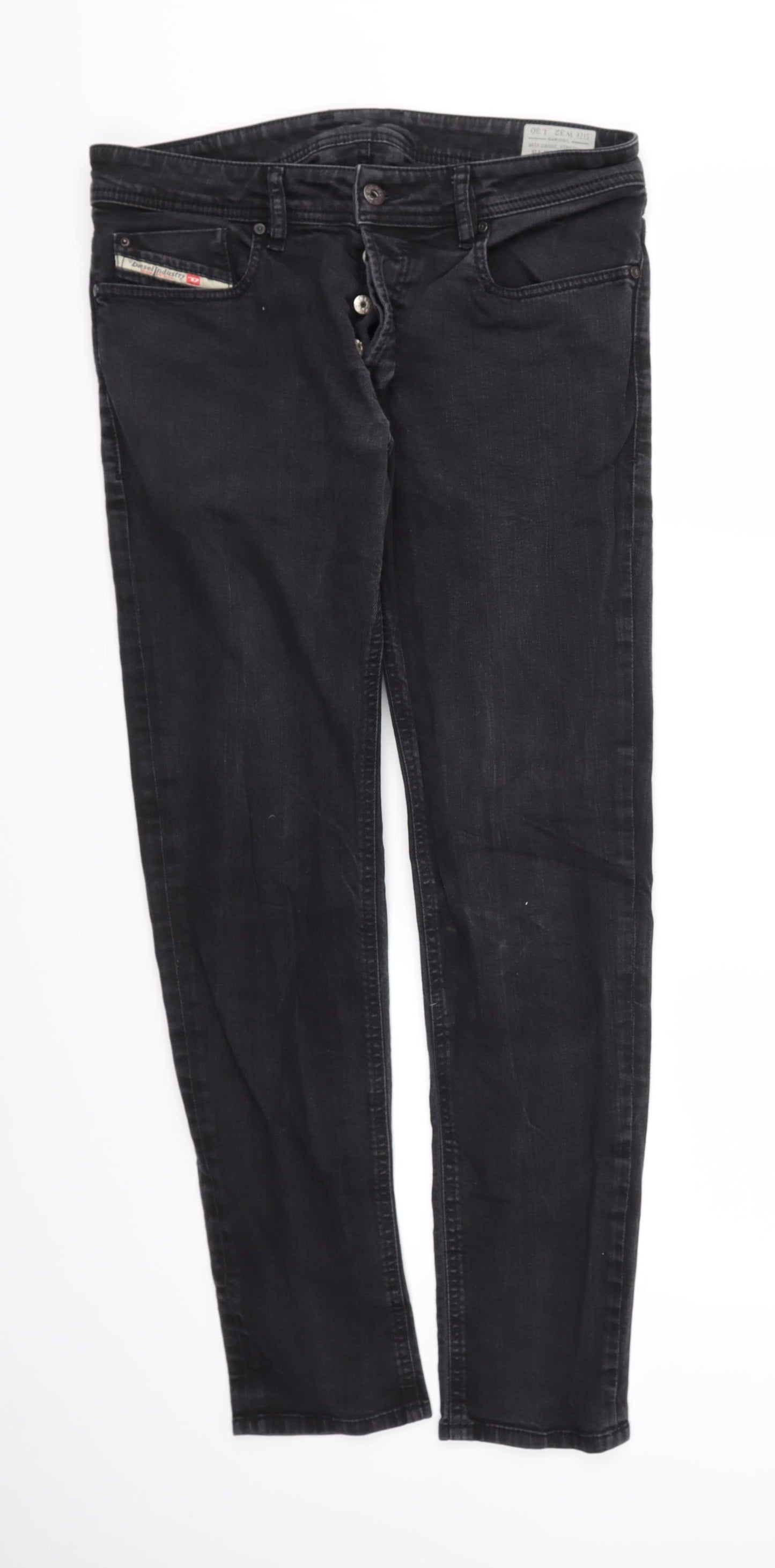 Diesel Mens Black   Straight Jeans Size 32 in L30 in