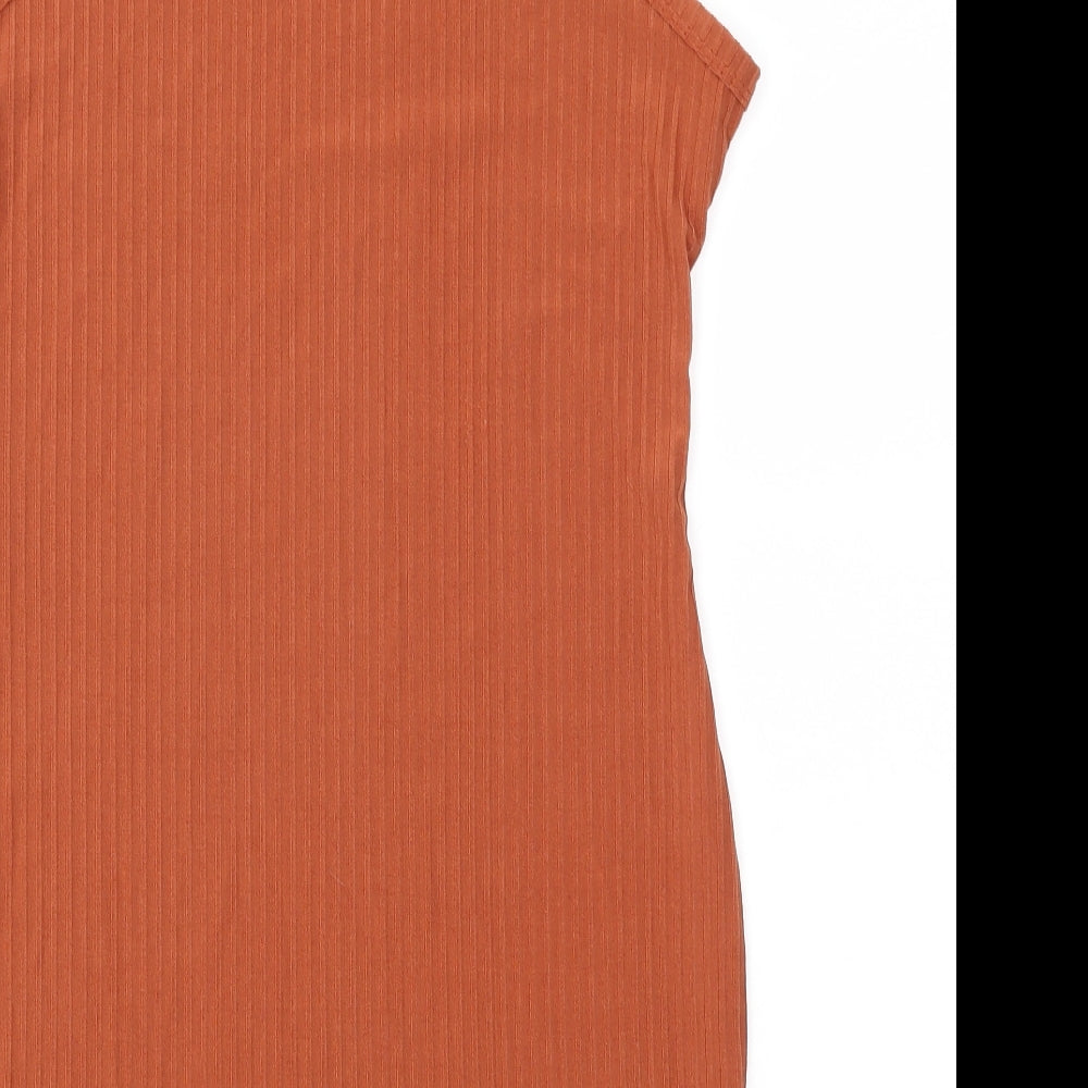 Boohoo Womens Brown   A-Line  Size 14