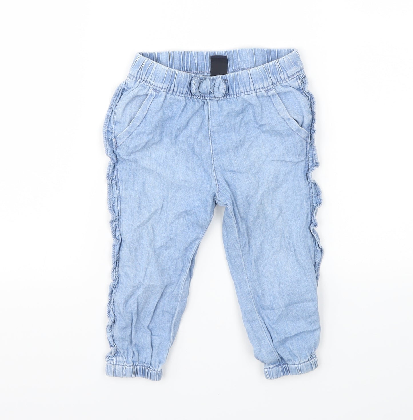 GAP  Girls Blue   Jogger Jeans Size 12-18 Months