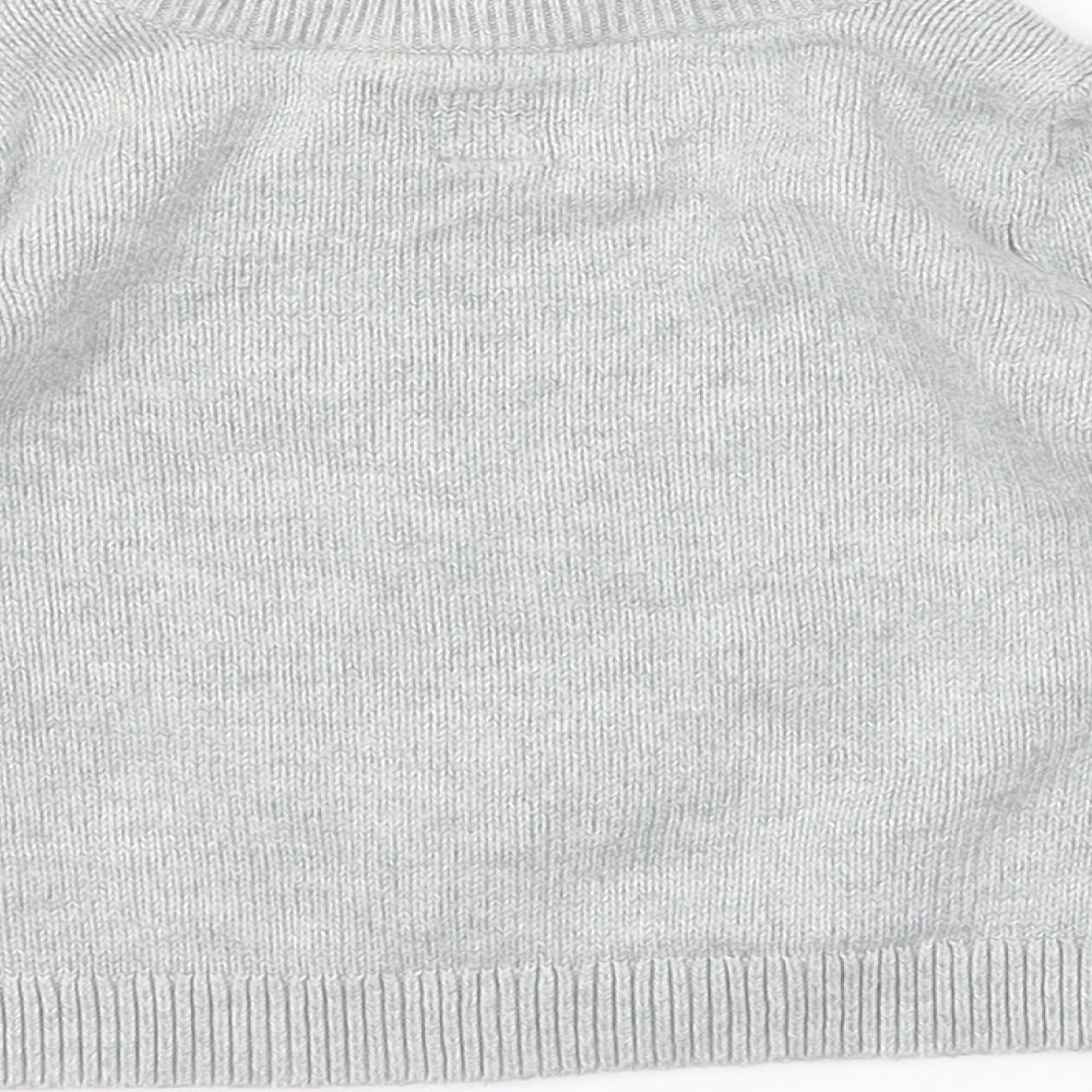 Gap Girls Grey Animal Print  Pullover Jumper Size 12-18 Months