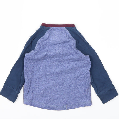 Next  Boys Blue Houndstooth  Basic T-Shirt Size 2 Years
