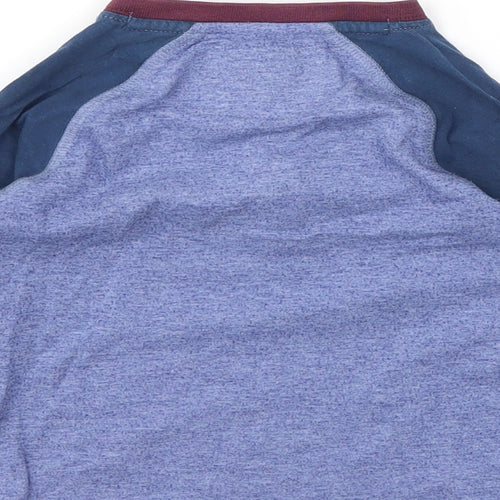 Next  Boys Blue Houndstooth  Basic T-Shirt Size 2 Years