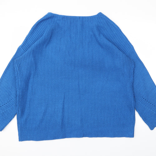 George Womens Blue   Pullover Jumper Size L