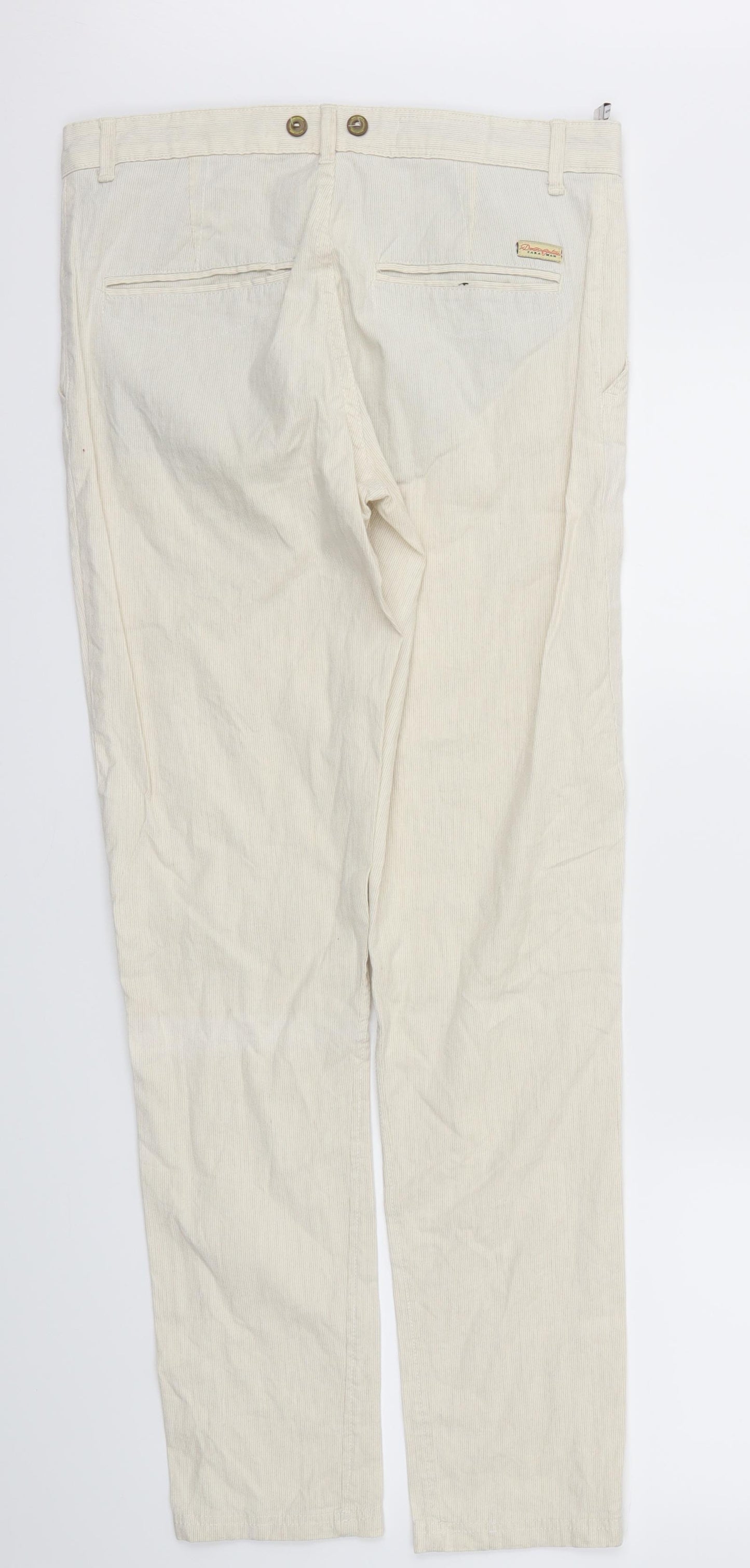 ZARA MAN Mens Beige   Trousers  Size 32 L30 in