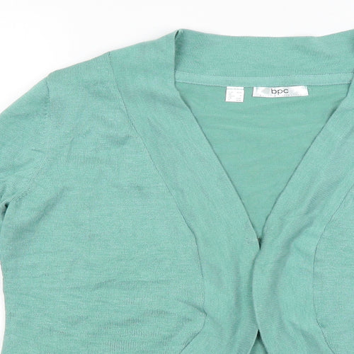 BPC Womens Green   Wrap Jumper Size M