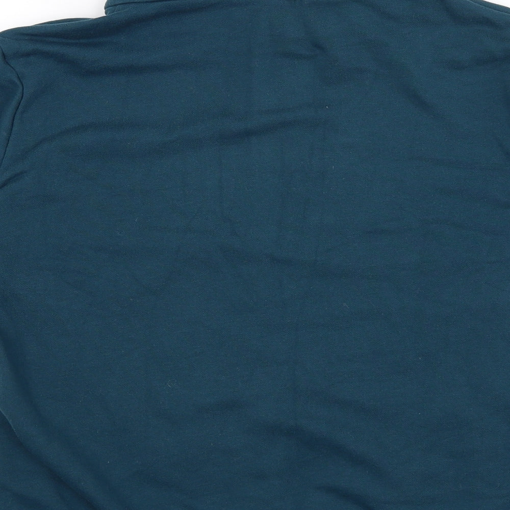 DECATHLON Womens Blue   Full Zip Sweatshirt Size L