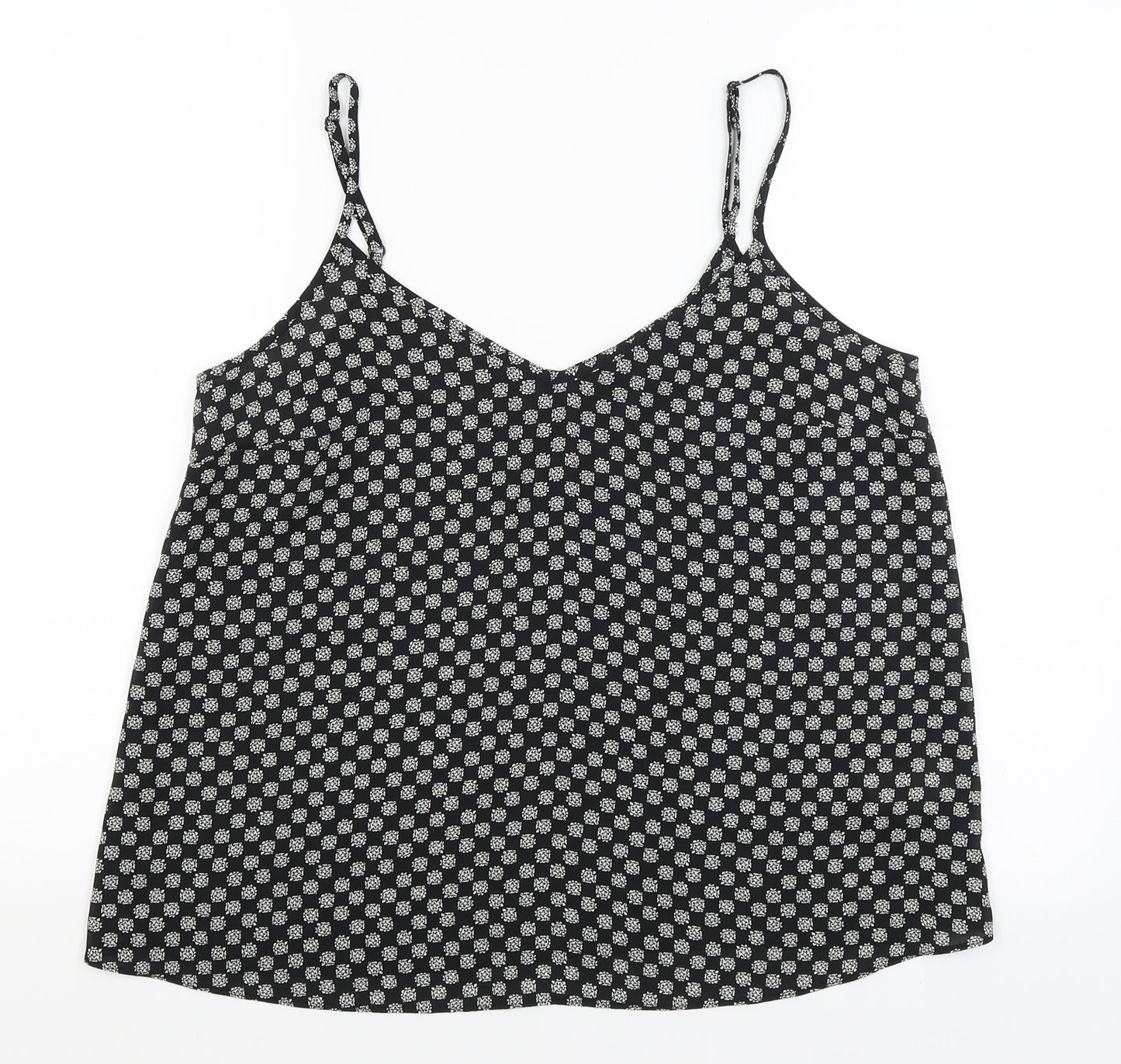 Atmosphere Womens Black Polka Dot  Camisole Tank Size 14