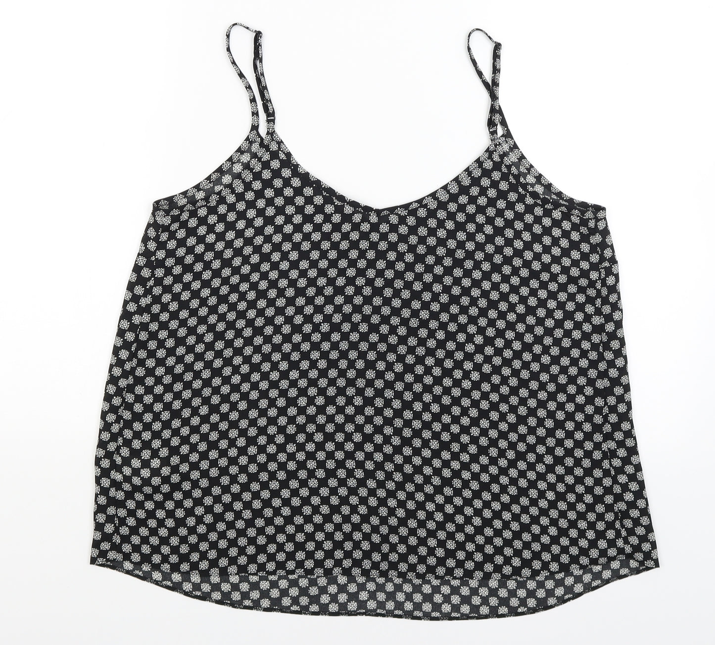 Atmosphere Womens Black Polka Dot  Camisole Tank Size 14