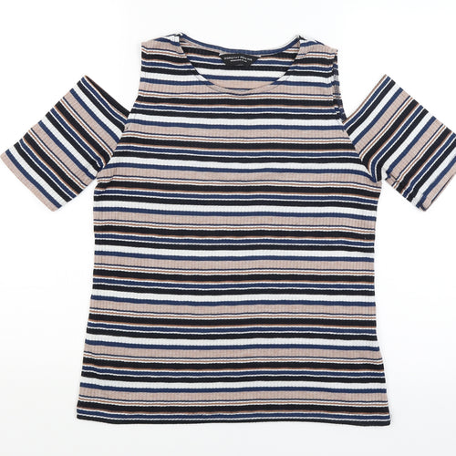 Dorothy Perkins Womens Black Striped  Basic Tank Size 14