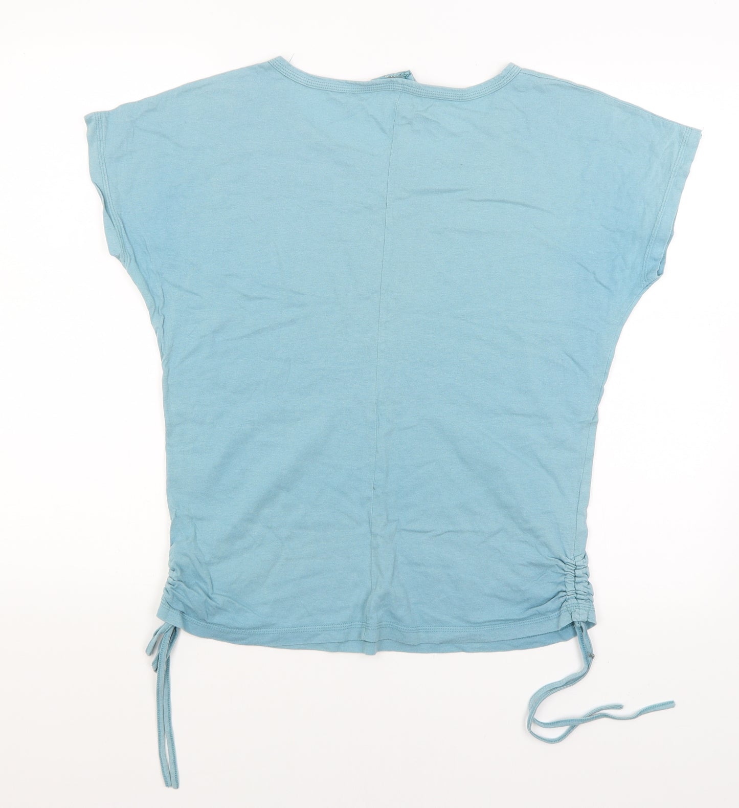 Sancral Denim Womens Blue   Basic T-Shirt Size XL  - Smiley face