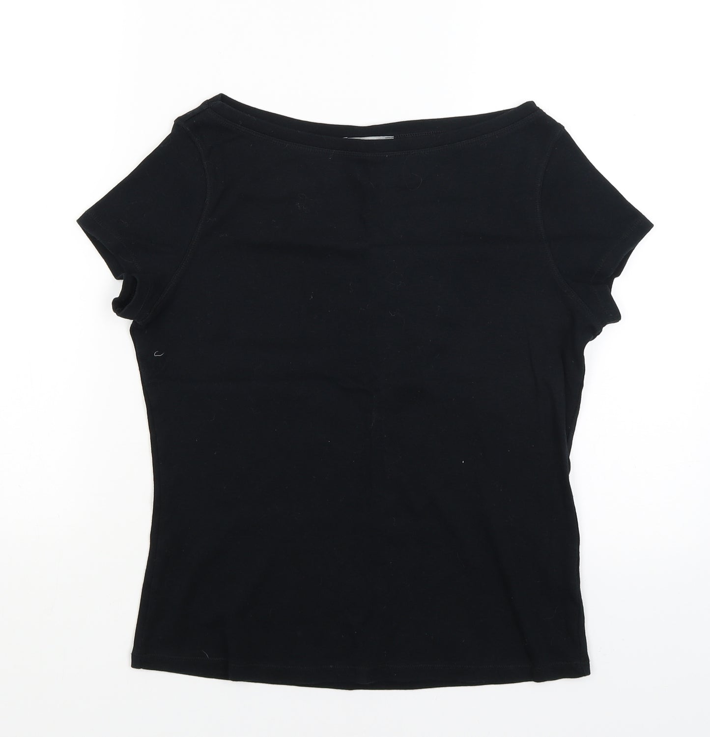 Marks and Spencer Womens Black   Basic T-Shirt Size 14