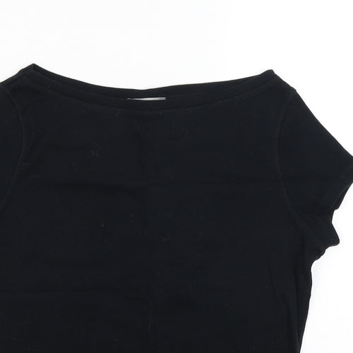 Marks and Spencer Womens Black   Basic T-Shirt Size 14