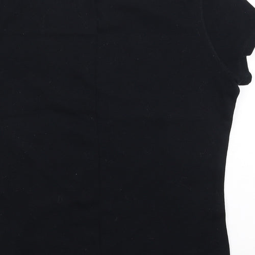 Marks and Spencer Womens Black   Basic T-Shirt Size 14