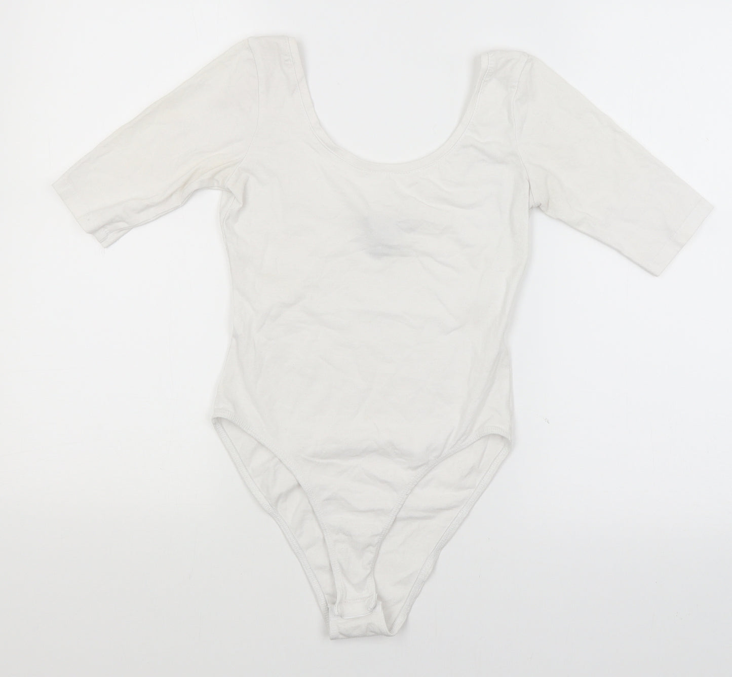 Atmosphere Womens White   Bodysuit One-Piece Size 6