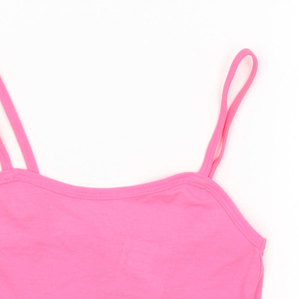 H&M Womens Pink   Cropped Tank Size XS