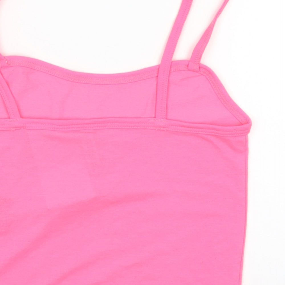 H&M Womens Pink   Cropped Tank Size XS