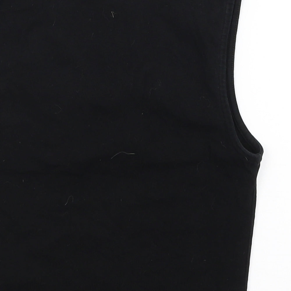 Topshop Womens Black   Cropped Tank Size 8