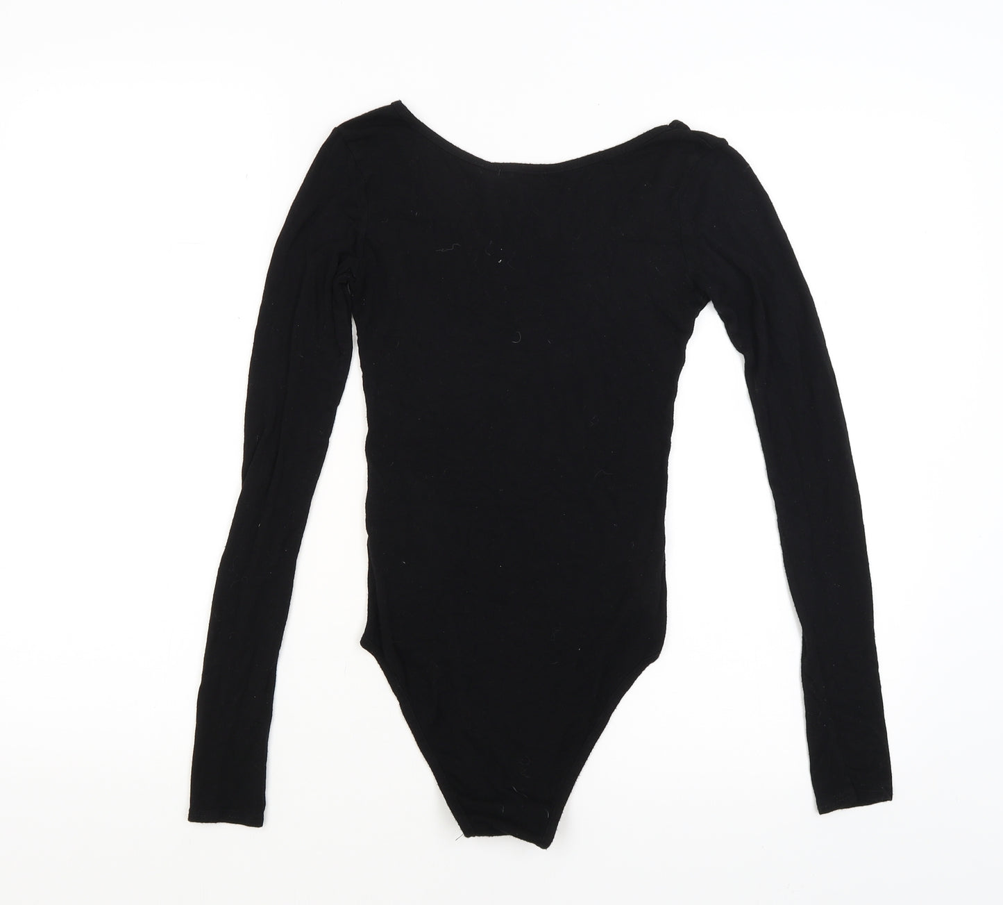 Boohoo Womens Black   Bodysuit One-Piece Size 6