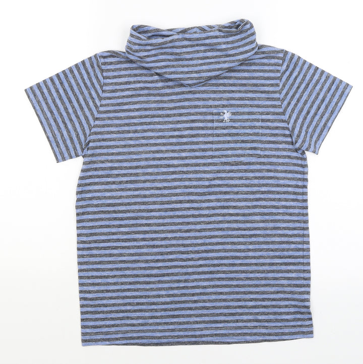 NEXT Boys Blue Striped  Basic T-Shirt Size 10 Years