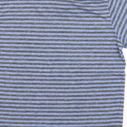 NEXT Boys Blue Striped  Basic T-Shirt Size 10 Years