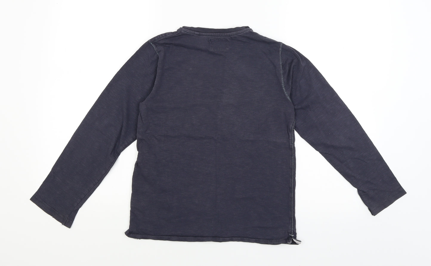 NEXT Boys Blue   Basic T-Shirt Size 10 Years  - Faces