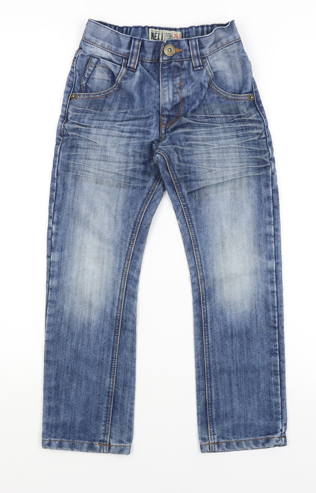 NEXT Boys Blue   Straight Jeans Size 7 Years